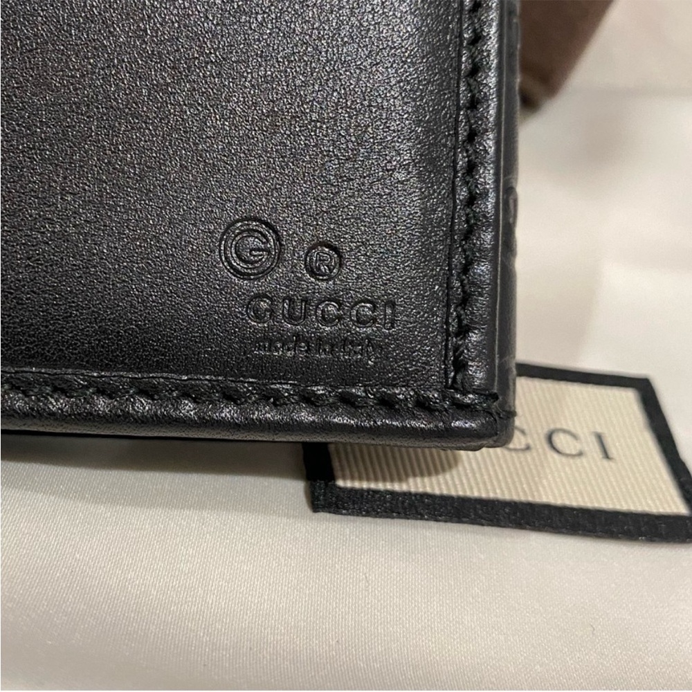 🔥 Gucci Black Embossed Women's Wallet - Picture 11 of 12